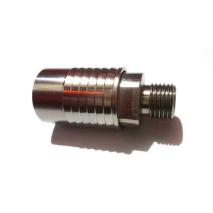 Quick coupler threaded end