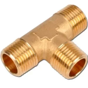 Brass Male Tee