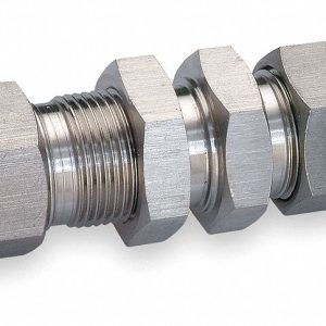 Compression S.S. Bulkhead Union Connector 304