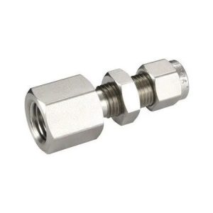 S.S. Bulkhead Female Connectors Stainless Steel Tube Compression Fittings