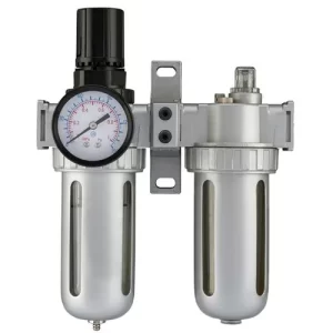 Pneumatic Frl With Metal Guard With Gauge