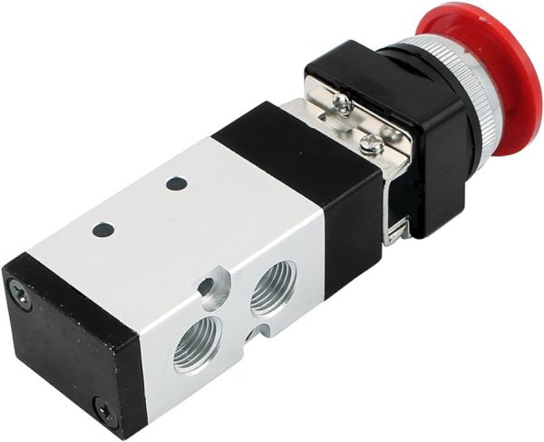 Push Button Shroudedspring 32 Way Valve Normally Closed